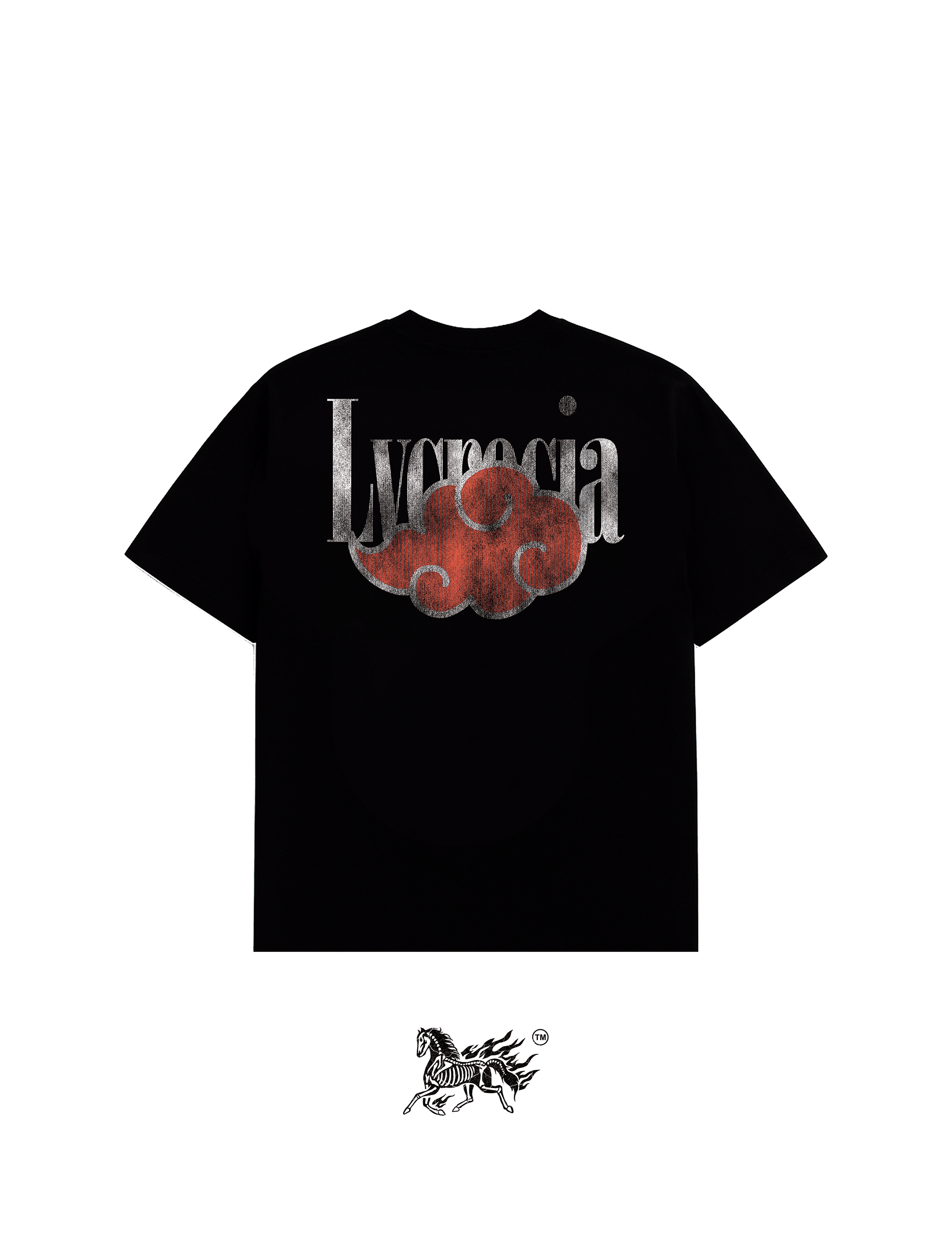 MADARA UCHIHA DOUBLE PRINT "PREMIUM" BLACK TEE