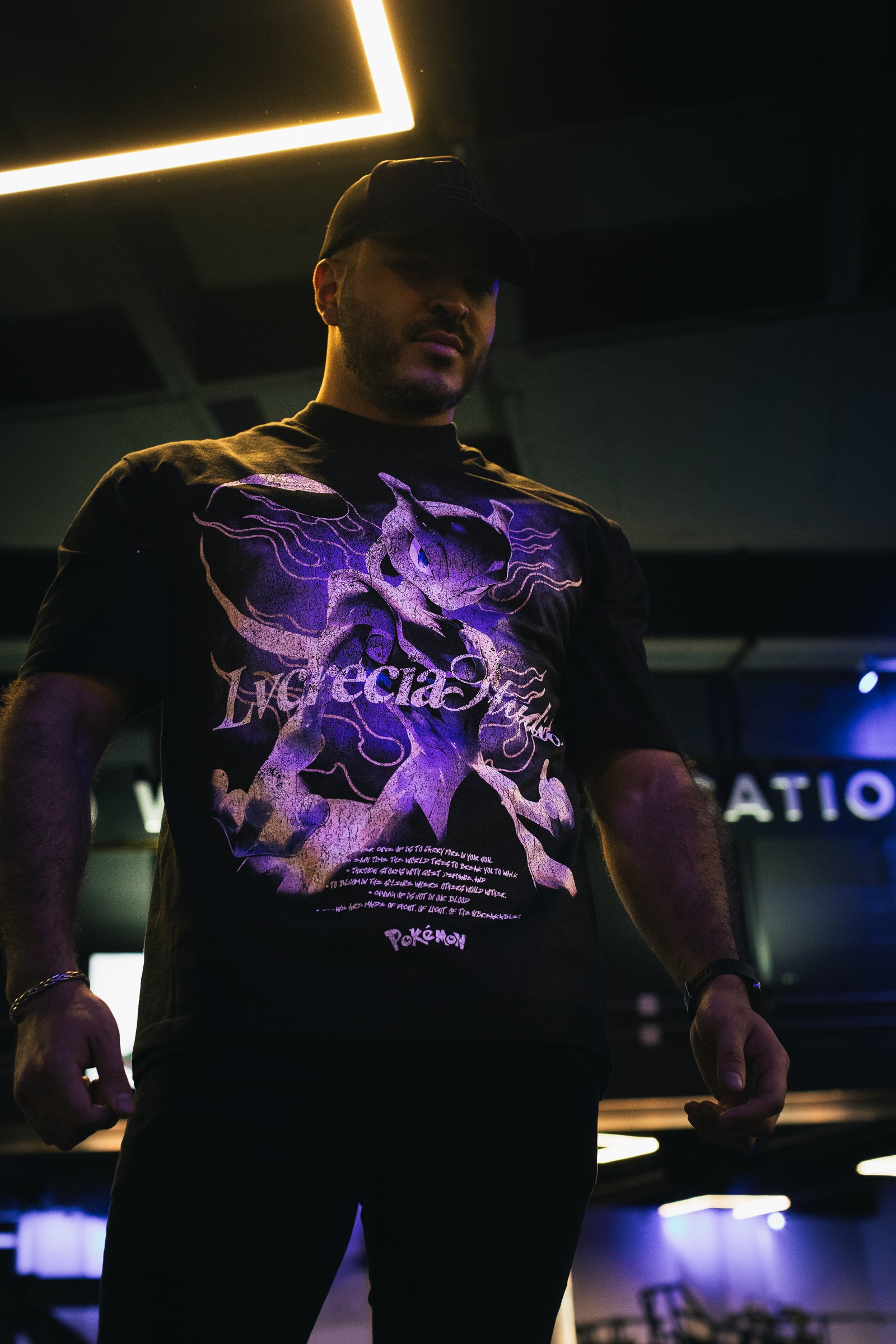 MEWTWO "PREMIUM" BLACK TEE
