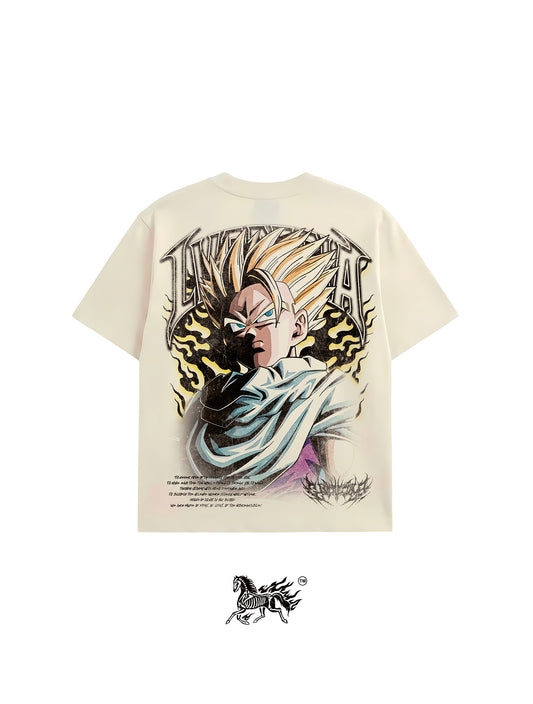 KID GOHAN “PREMIUM" IVORY TEE