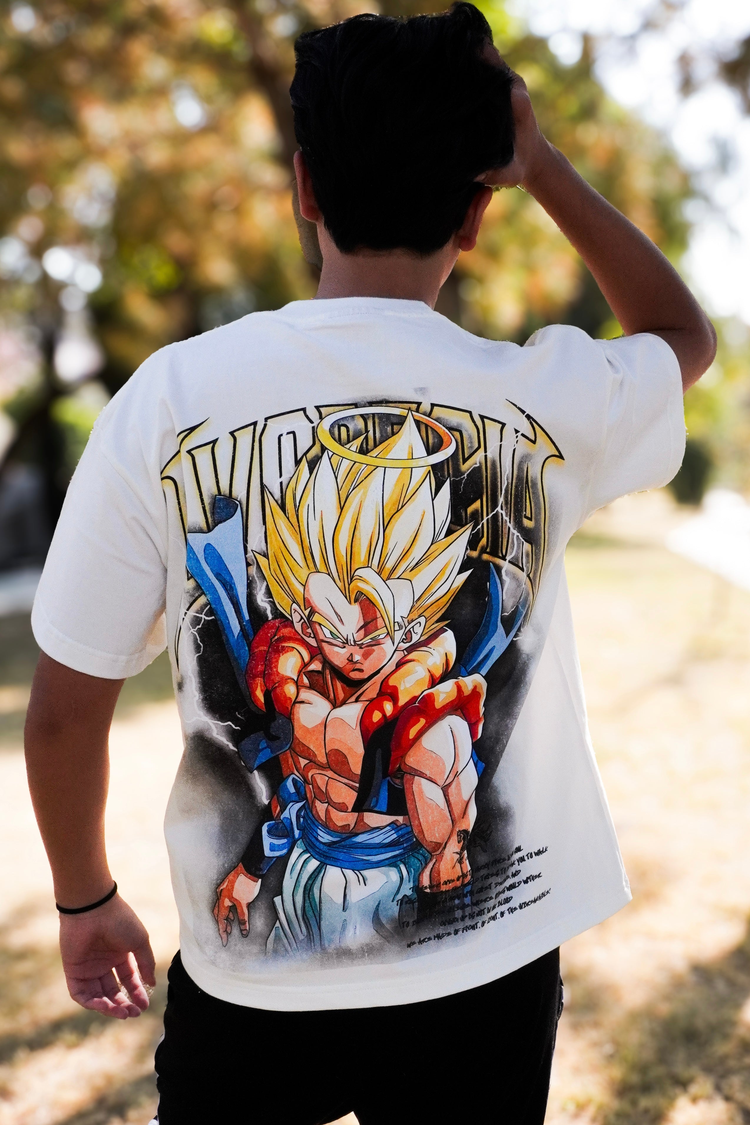 GOGETA “PREMIUM" IVORY TEE