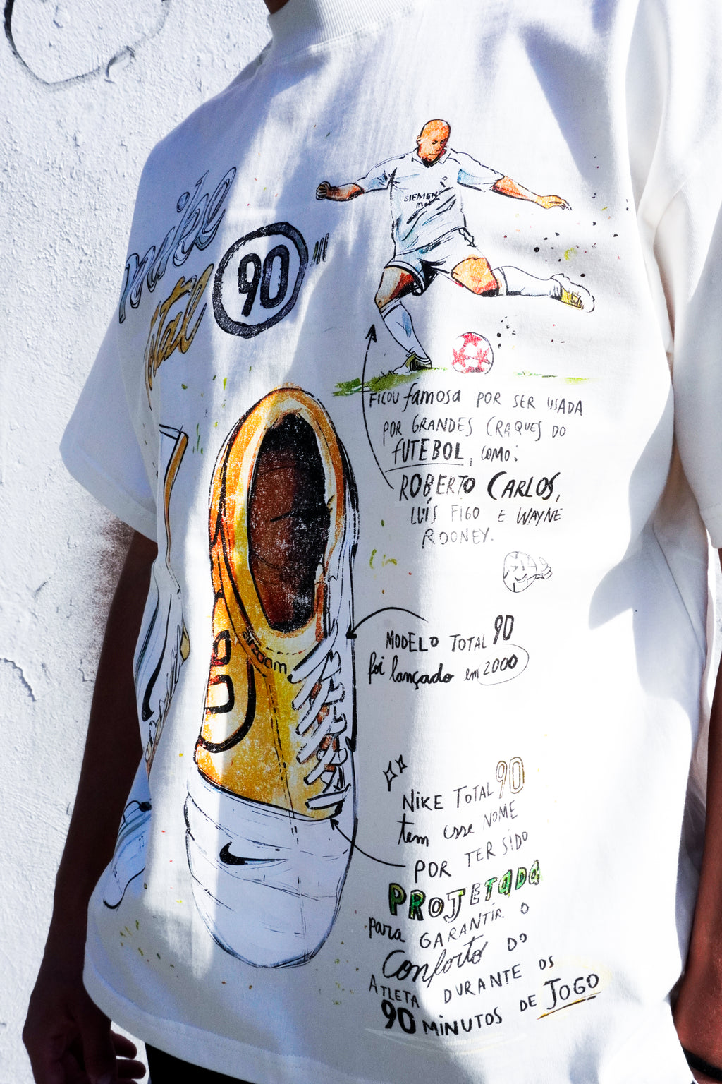 TOTAL 90 "PREMIUM" IVORY TEE