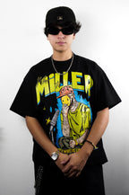 MILLER "PREMIUM" BLACK TEE