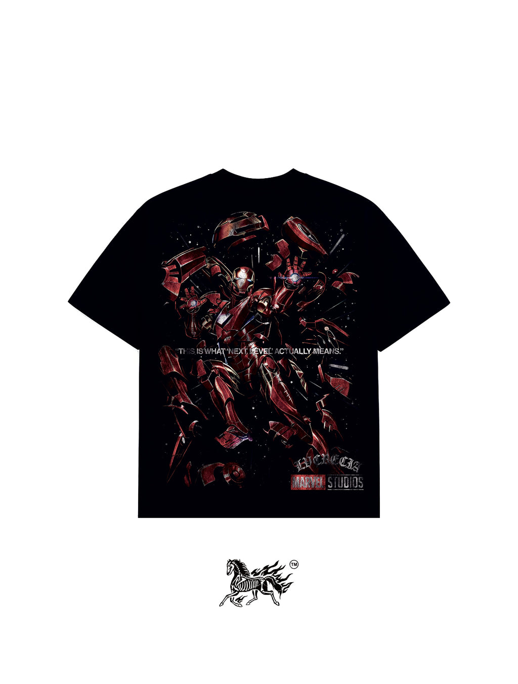 IRON MAN "PREMIUM"  BLACK TEE