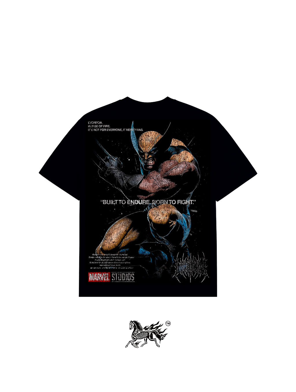 WOLVERINE "PREMIUM"  BLACK TEE
