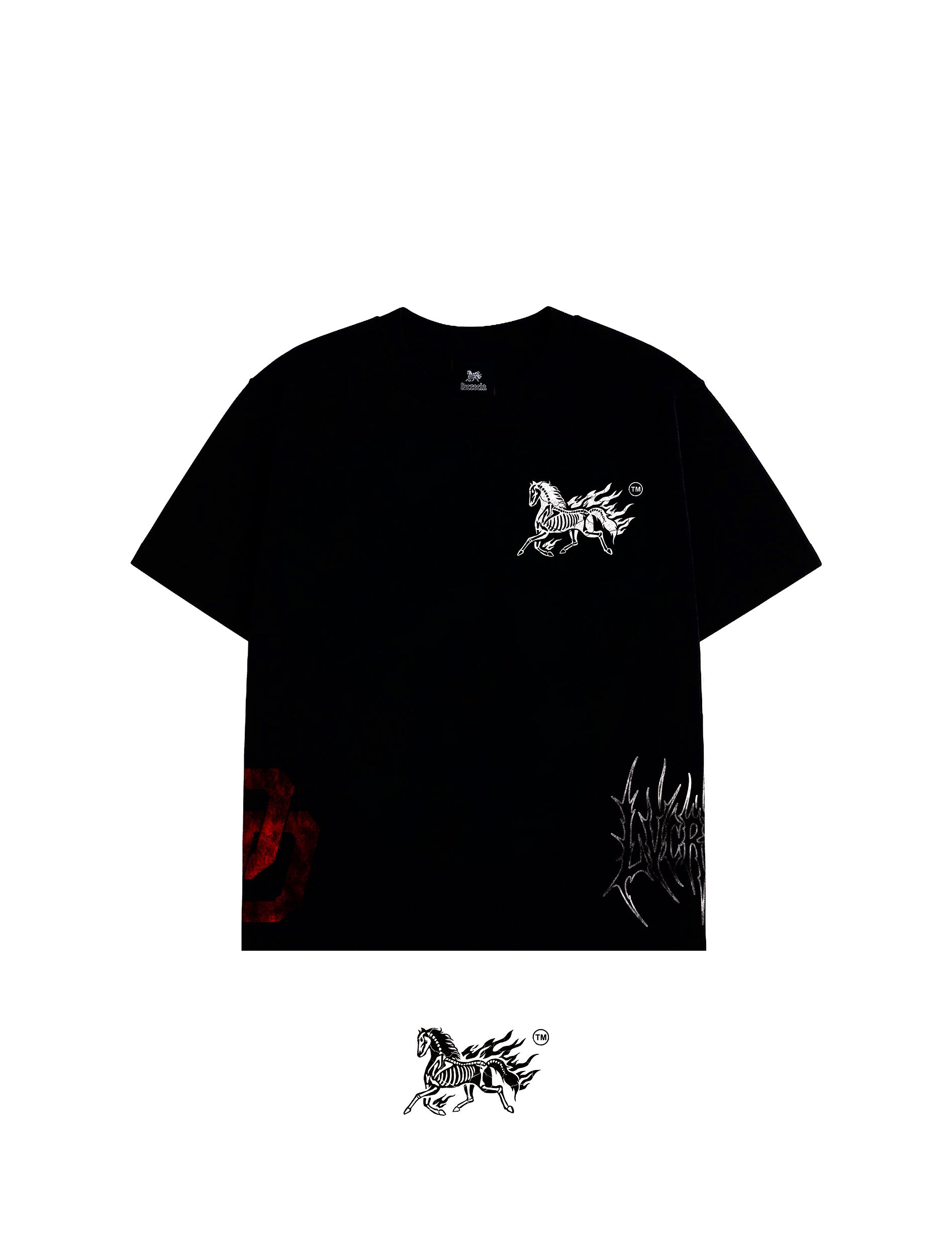 DAREDEVIL "PREMIUM" AOP BLACK TEE