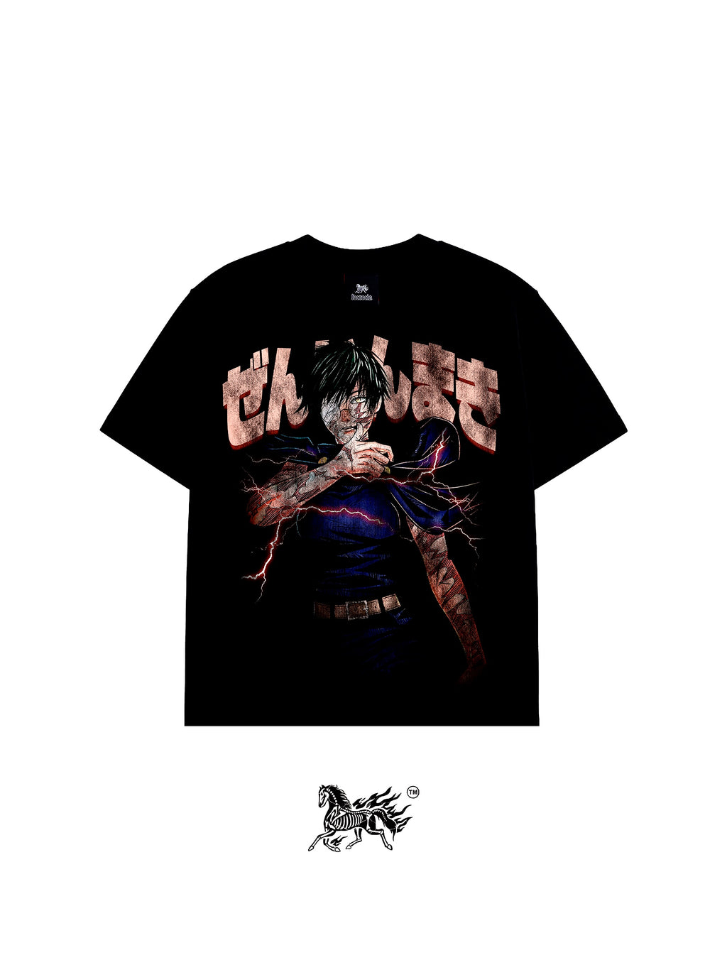 MAKI ZENIN FRONT ONLY "PREMIUM" BLACK TEE