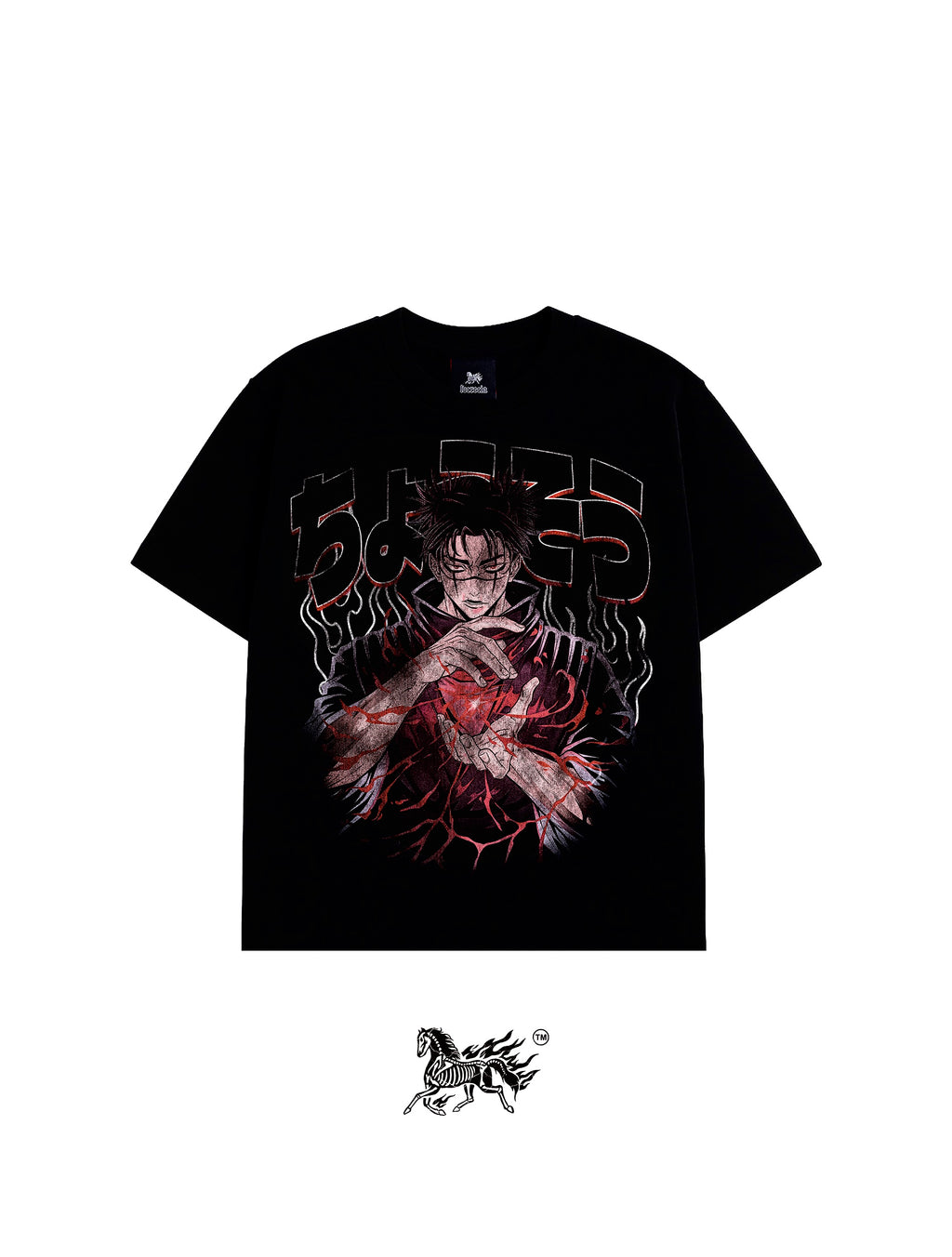 CHOSO KAMO FRONT ONLY "PREMIUM" BLACK TEE
