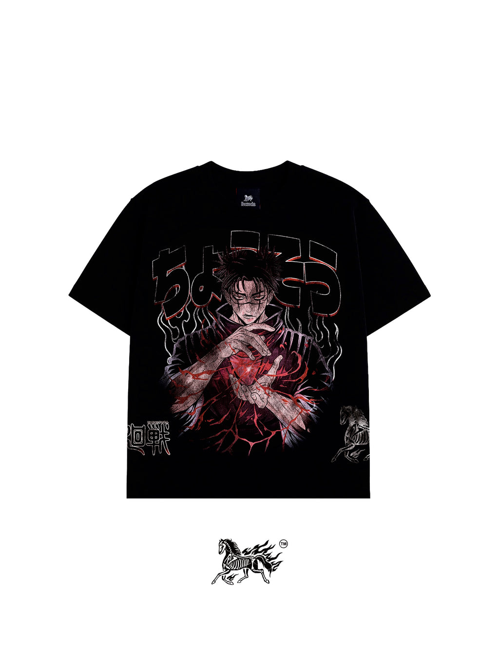 CHOSO KAMO AOP "PREMIUM" BLACK TEE