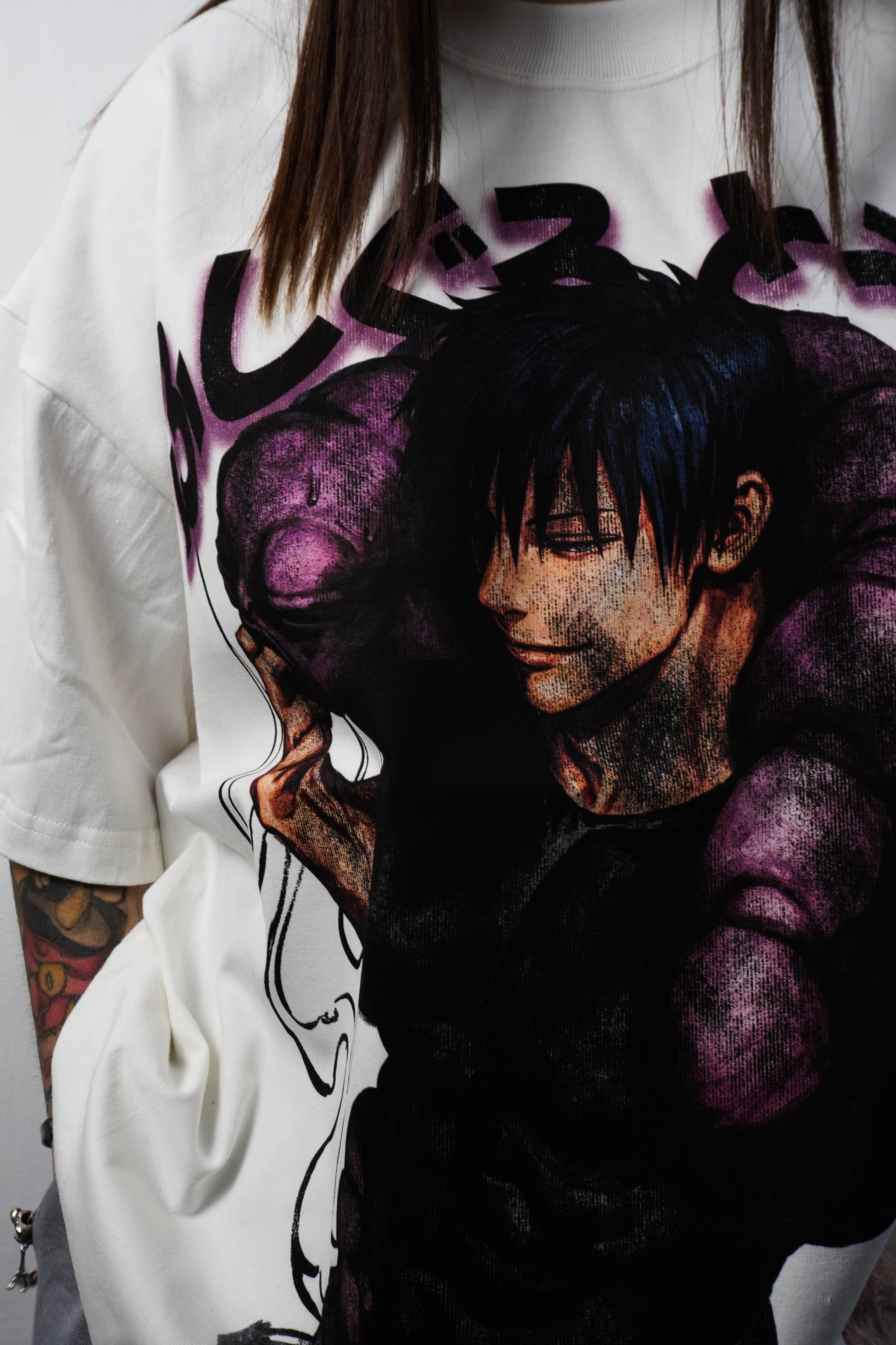 TOJI AOP "PREMIUM" IVORY TEE