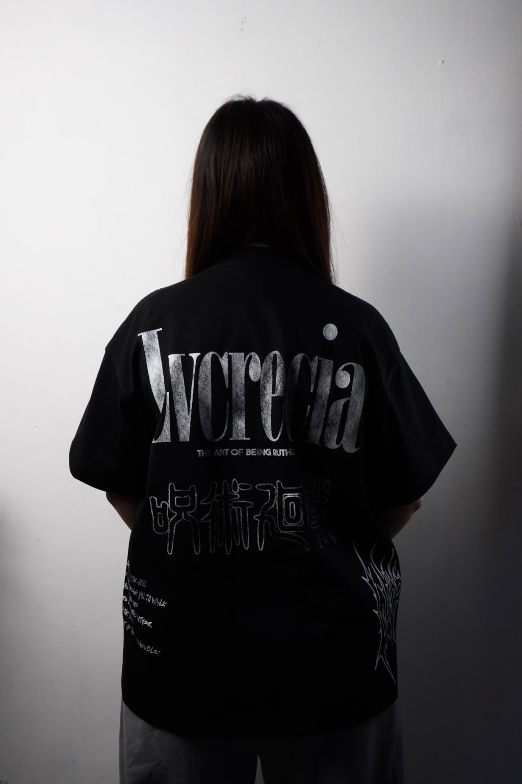 MAKI ZENIN AOP "PREMIUM" BLACK TEE