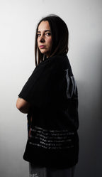 MAKI ZENIN AOP "PREMIUM" BLACK TEE