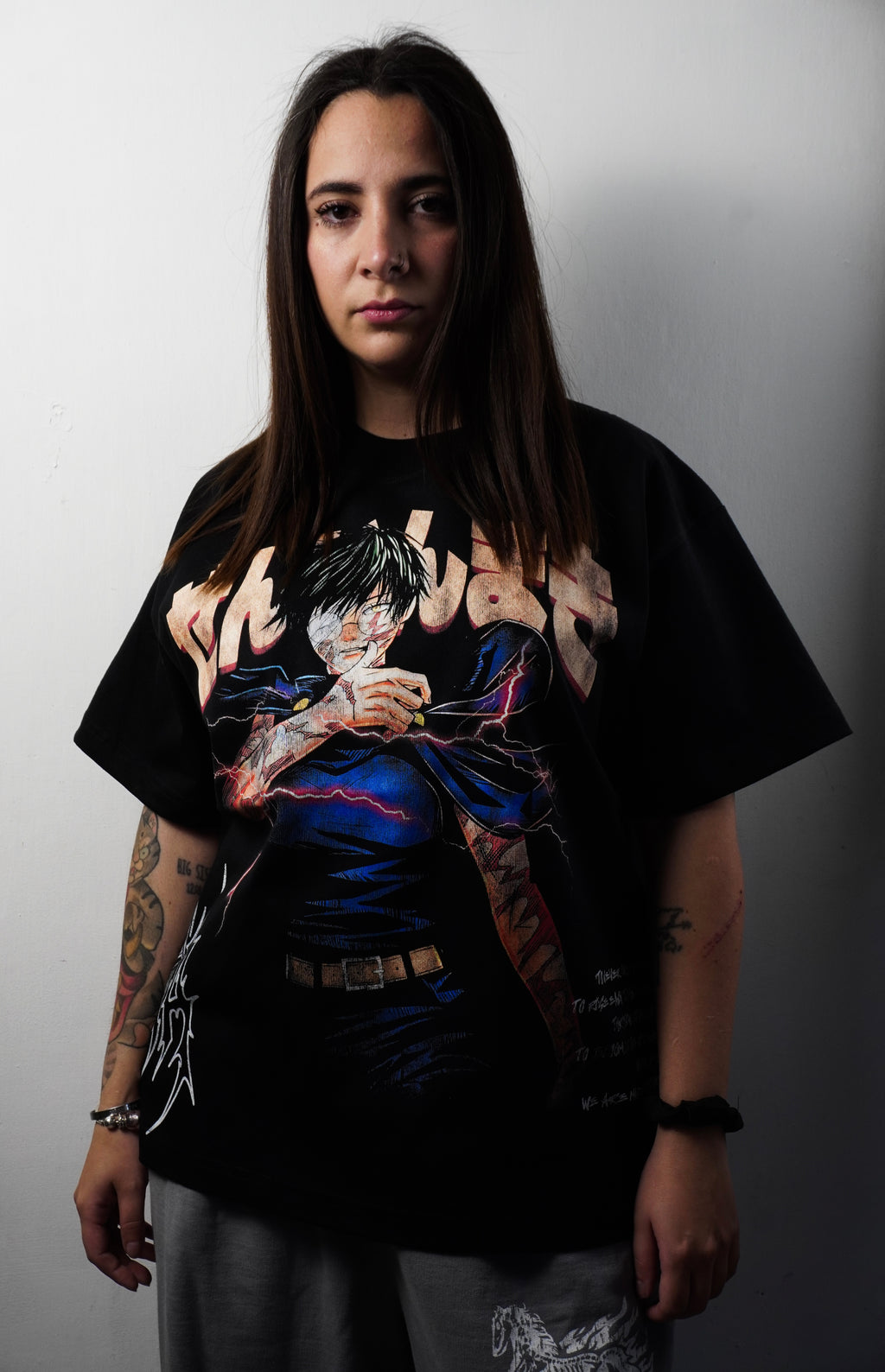 MAKI ZENIN AOP "PREMIUM" BLACK TEE