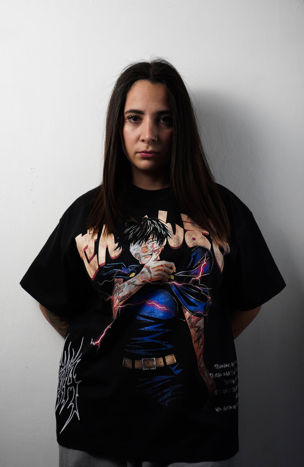 MAKI ZENIN AOP "PREMIUM" BLACK TEE