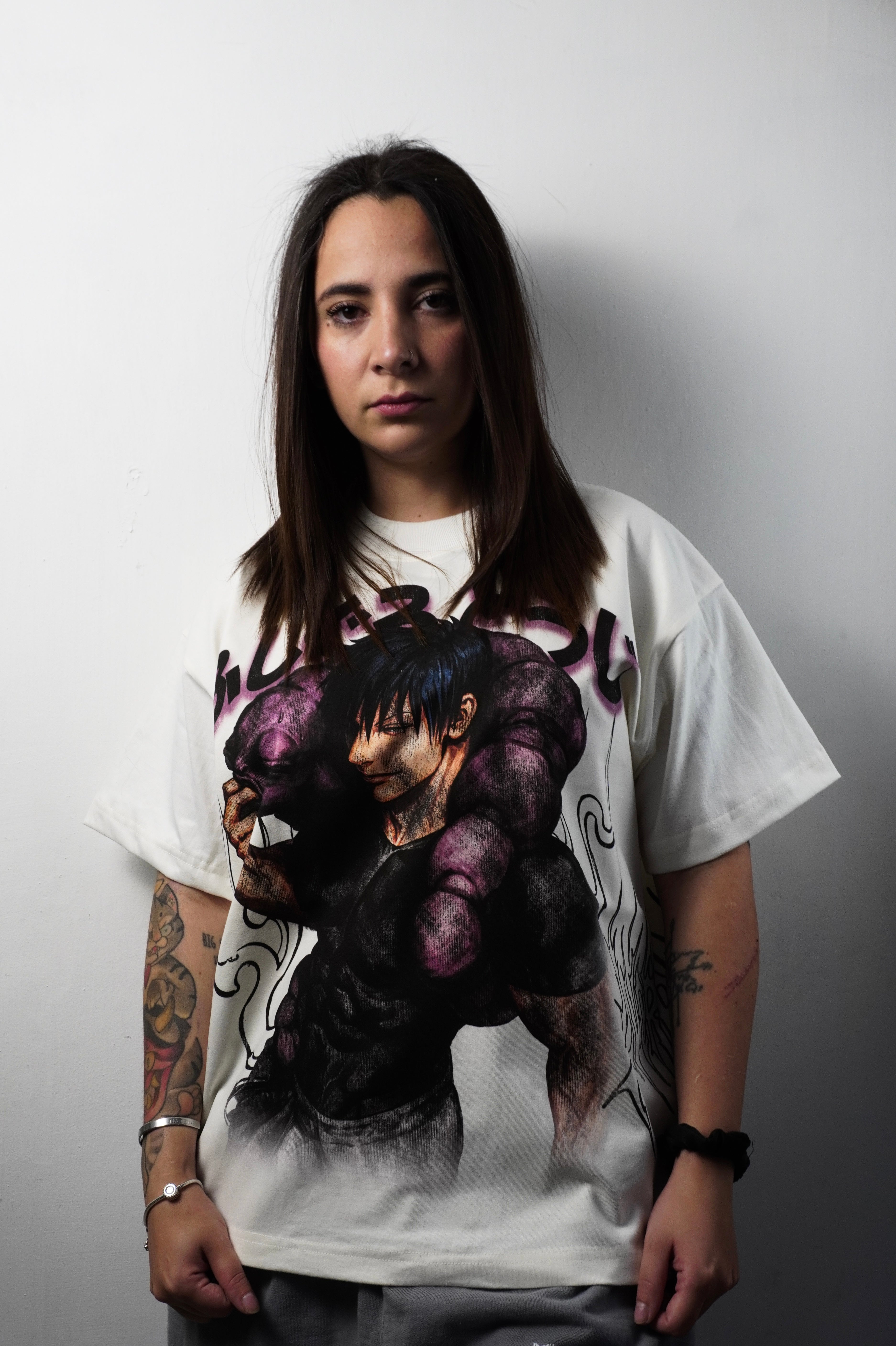 TOJI AOP "PREMIUM" IVORY TEE