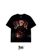 YUJI ITADORI AOP "PREMIUM" BLACK TEE