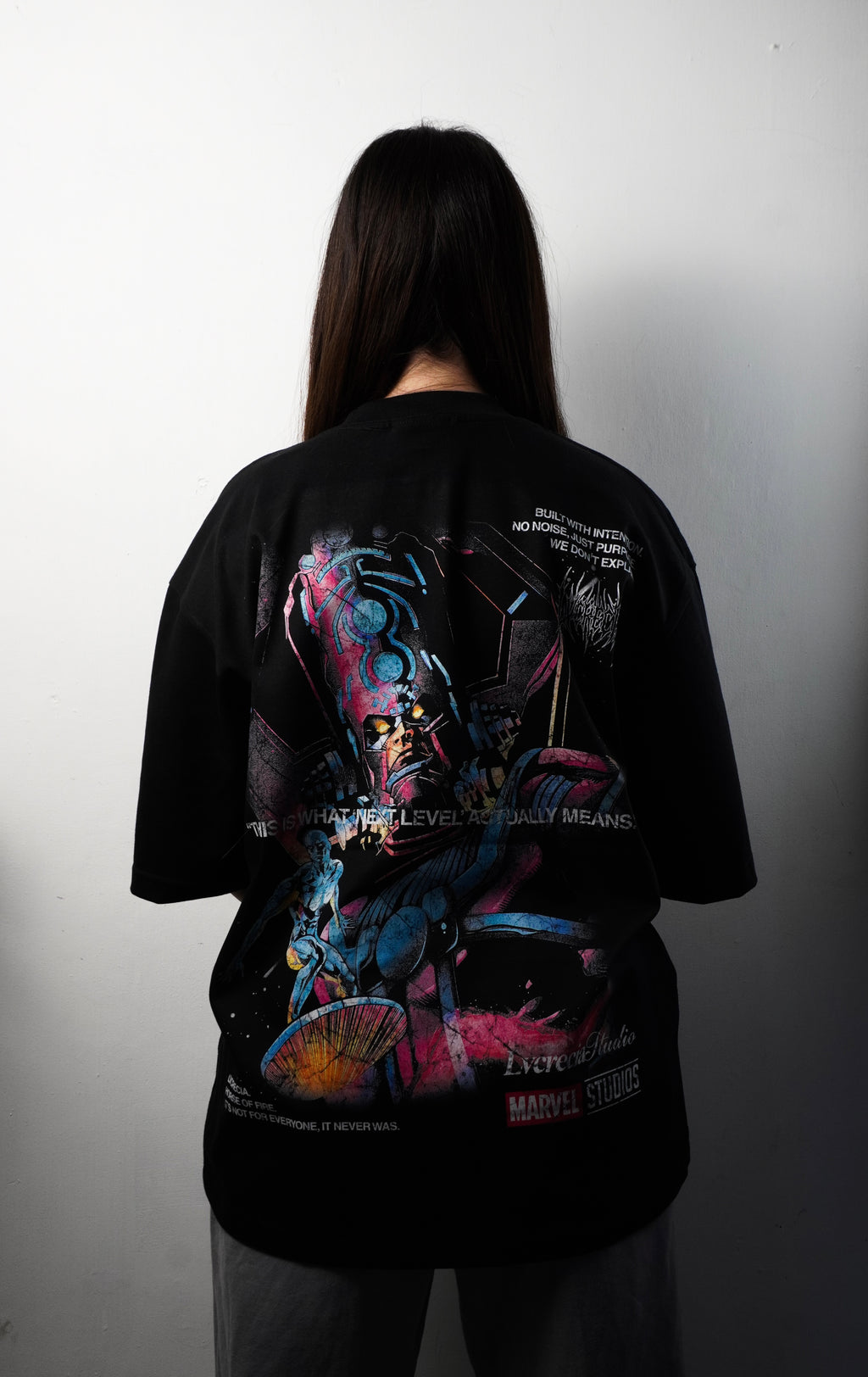 GALACTUS "PREMIUM" BLACK TEE
