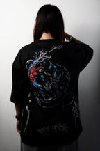 RIVALS "PREMIUM" ALL OVER PRINT BLACK TEE