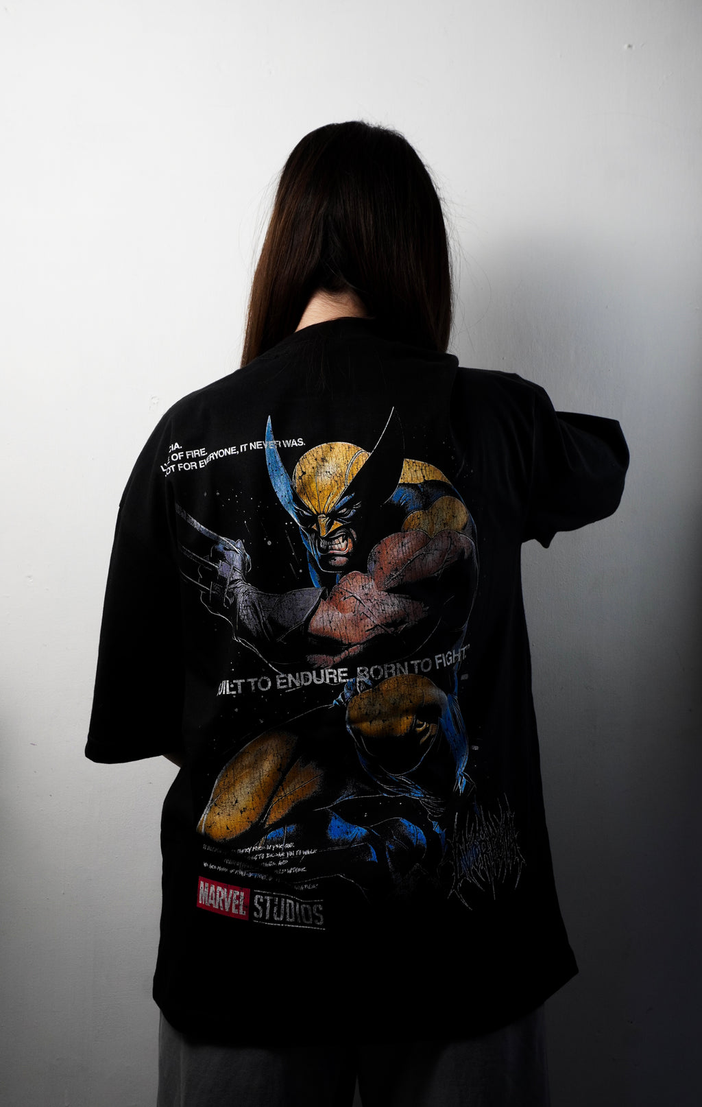 WOLVERINE "PREMIUM"  BLACK TEE