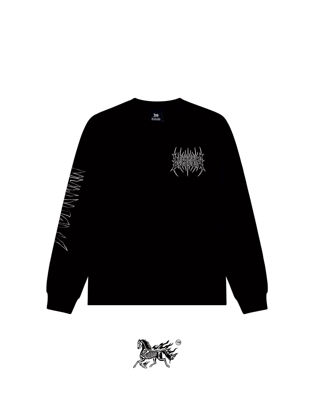 SYMBIOTE SPIDEY "PREMIUM" LONG SLEEVE BLACK TEE