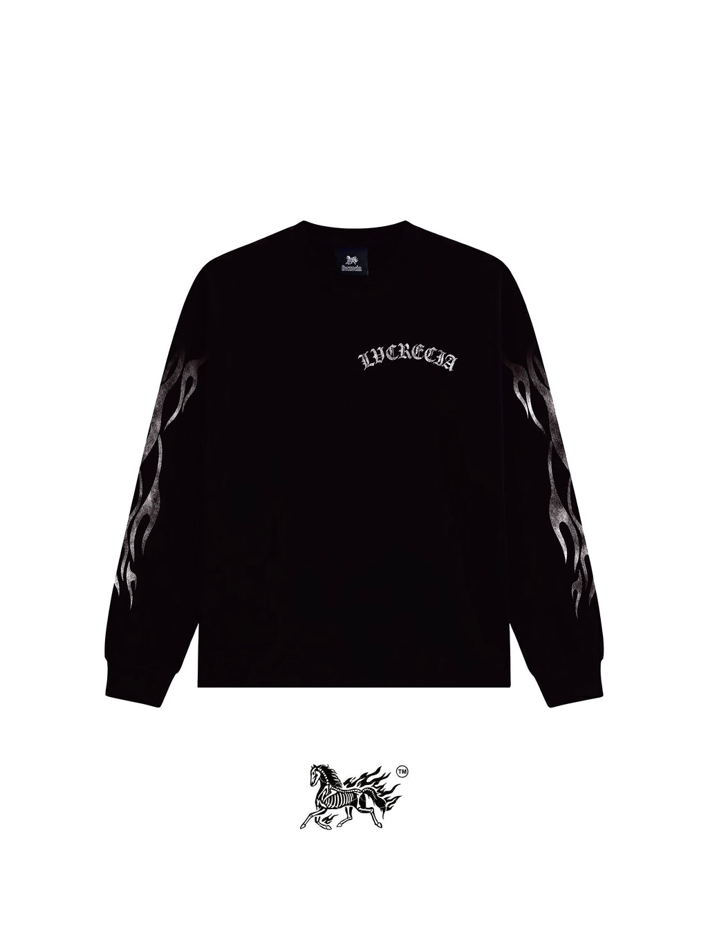 SILVER SURFER "PREMIUM" LONG SLEEVE BLACK TEE