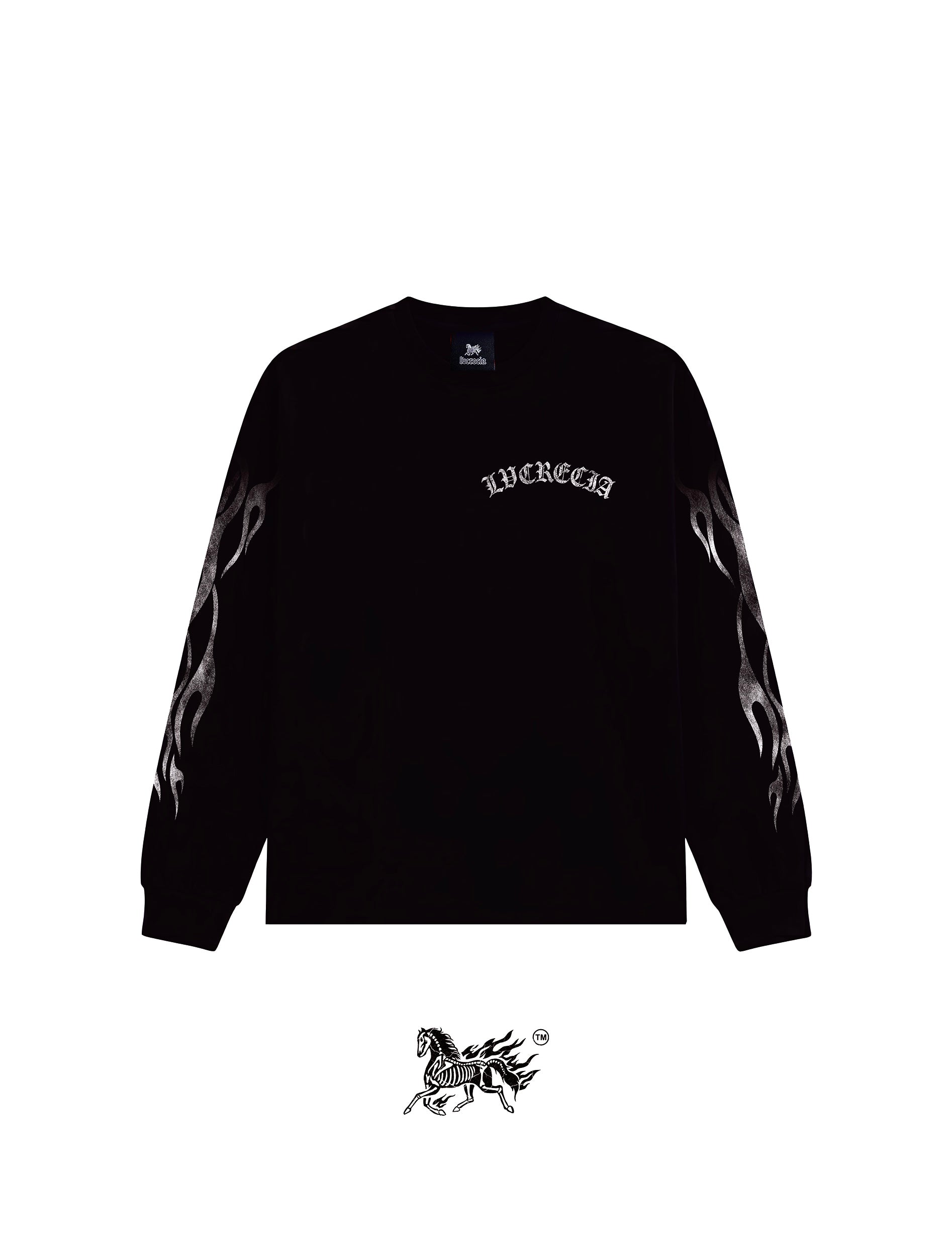 SILVER SURFER "PREMIUM" LONG SLEEVE BLACK TEE