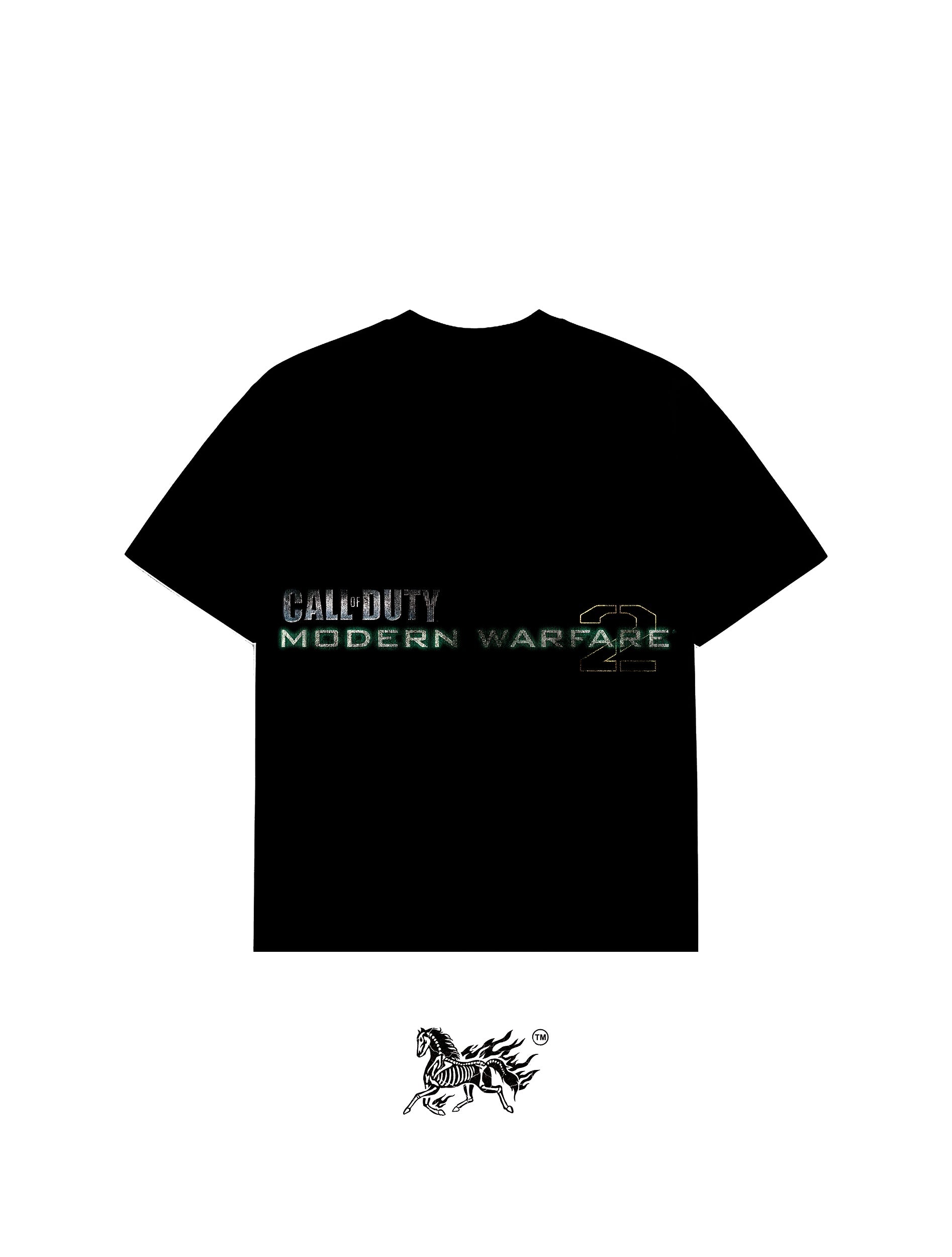 MODERN WARFARE 2 DOUBLE PRINT "PREMIUM" BLACK TEE