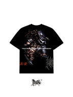 DA WOLF PREDATOR AOP "PREMIUM" BLACK TEE