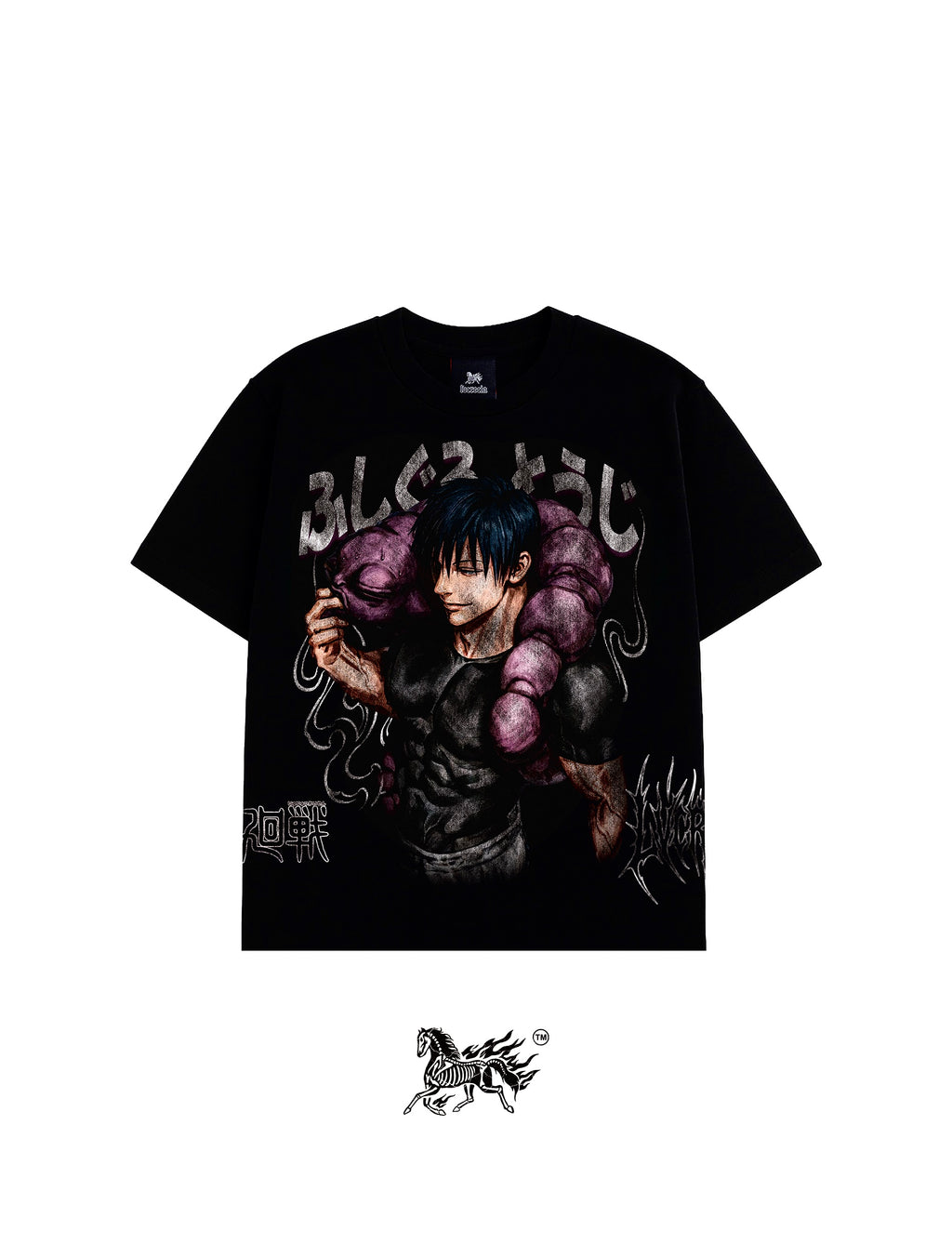 TOJI AOP "PREMIUM" BLACK TEE
