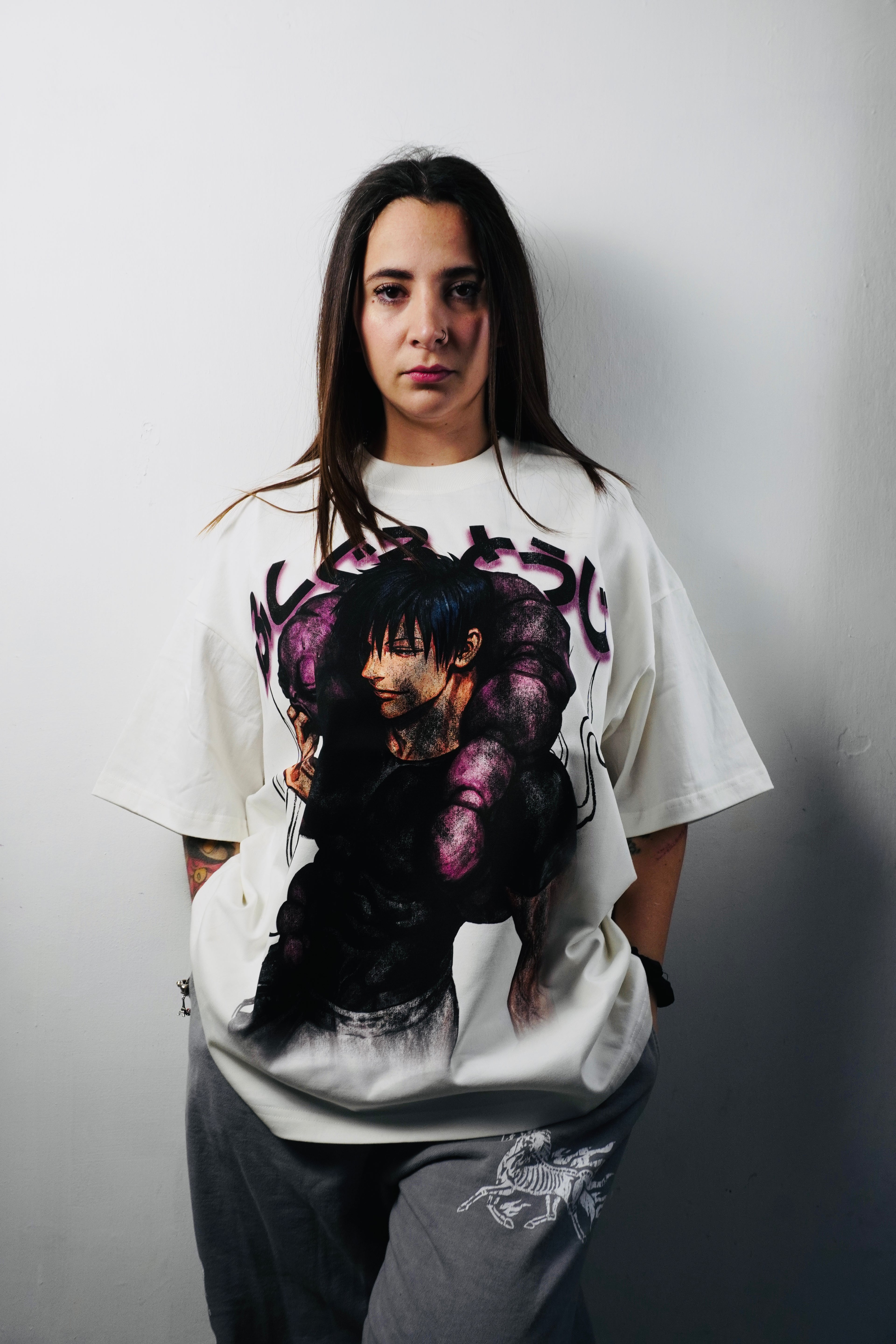 TOJI FRONT ONLY " PREMIUM" IVORY TEE