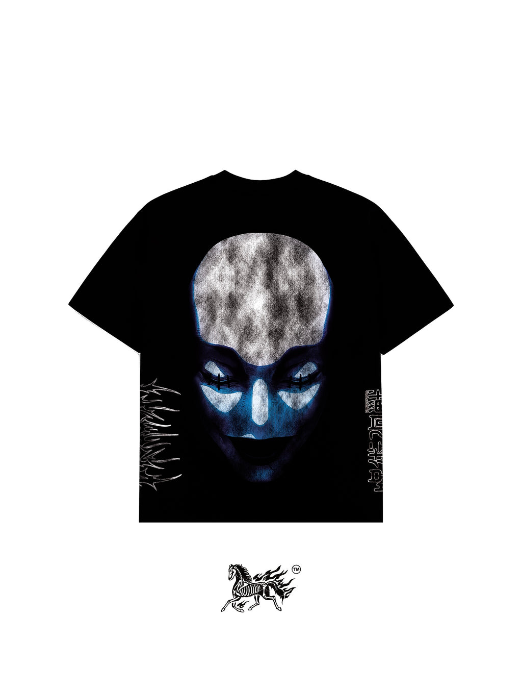 HIGURUMA AOP "PREMIUM" BLACK TEE