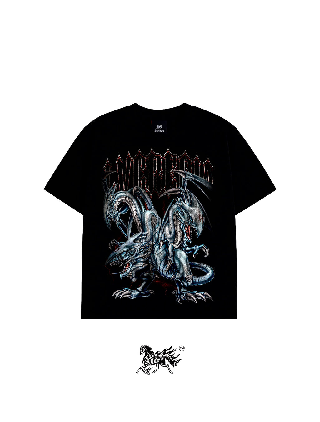 BAUD FRONT ONLY "PREMIUM" BLACK TEE