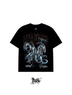 FRONT PRINT ONLY "PREMIUM" BLACK TEE