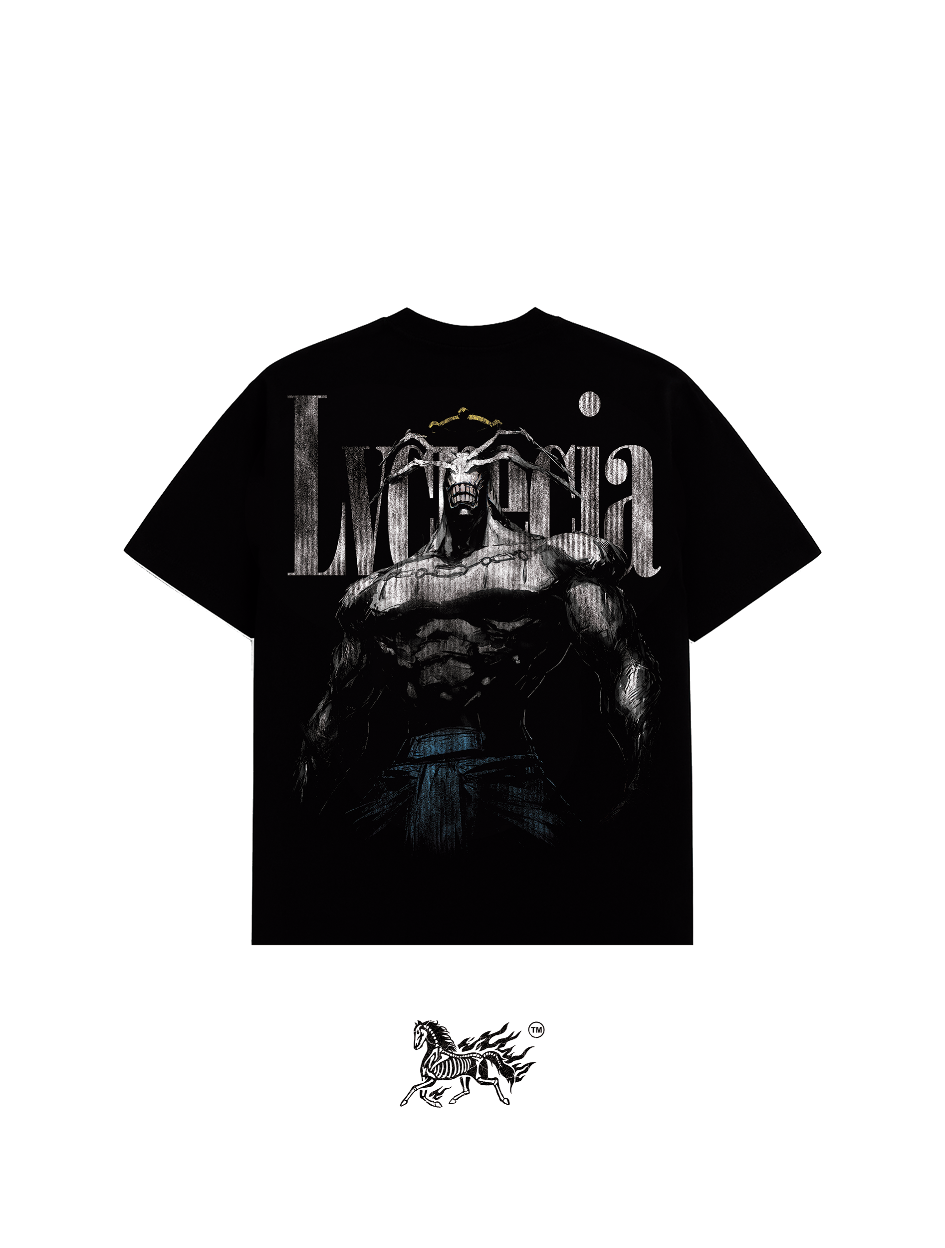 RAGE // LVL II DOUBLE PRINT "PREMIUM" BLACK TEE