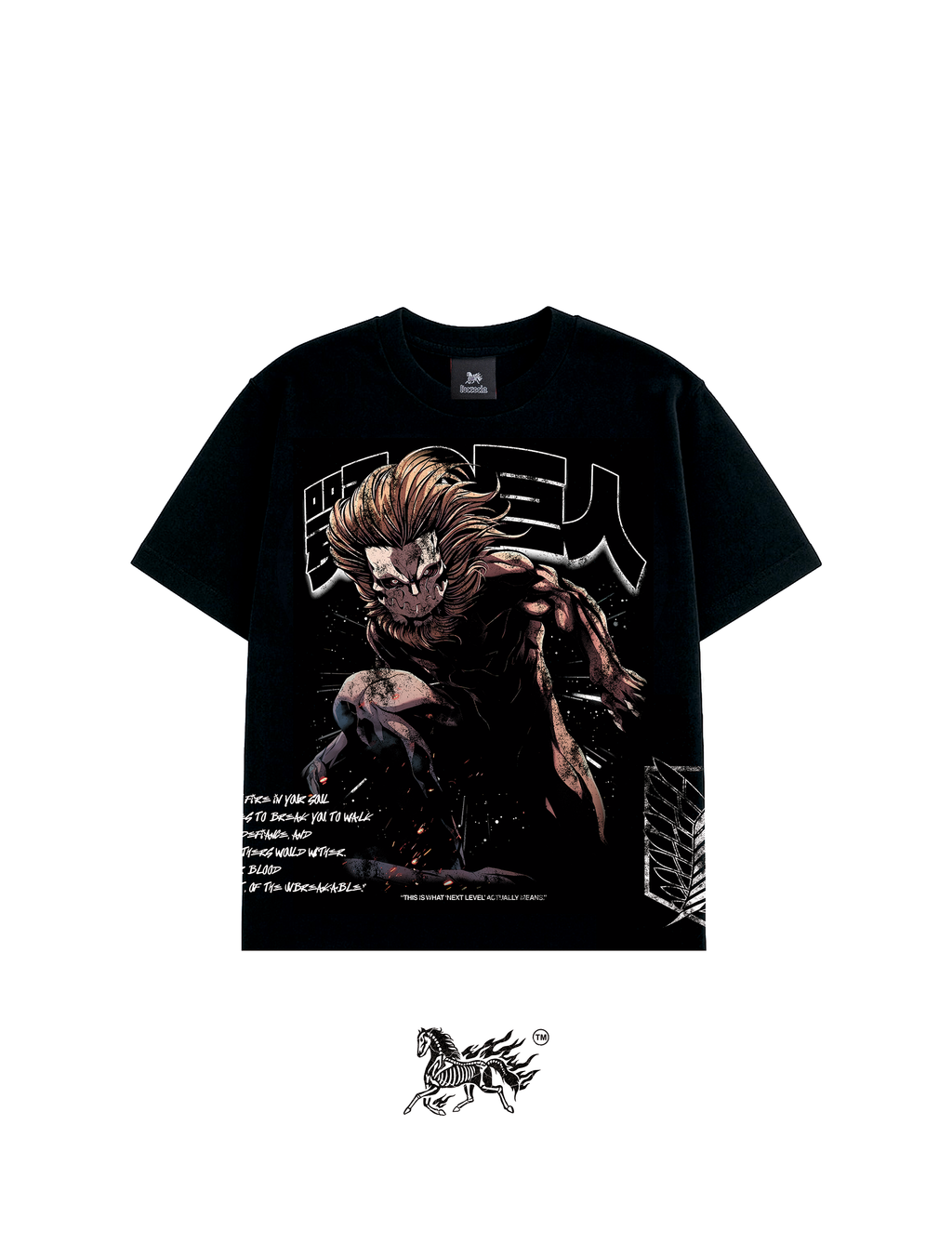 JAW TITAN AOP "PREMIUM" BLACK TEE