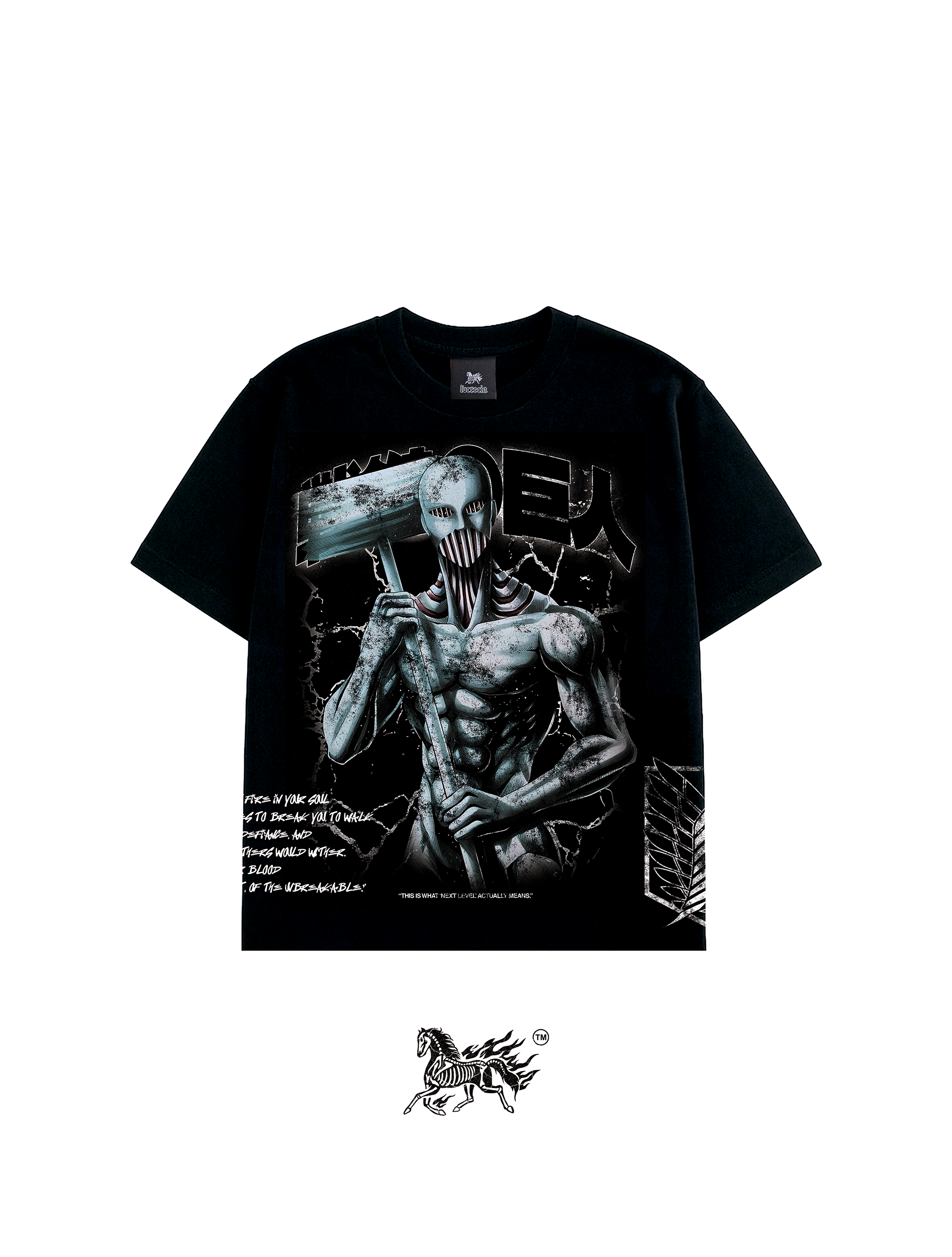 WAR HAMMER TITAN AOP "PREMIUM" BLACK TEE