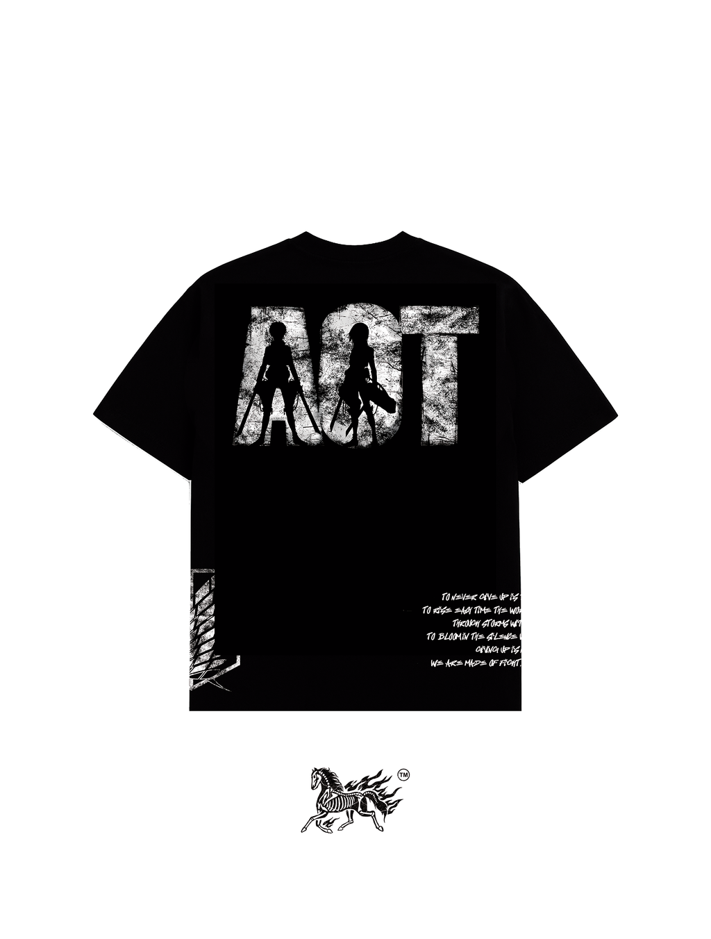 JAW TITAN AOP "PREMIUM" BLACK TEE