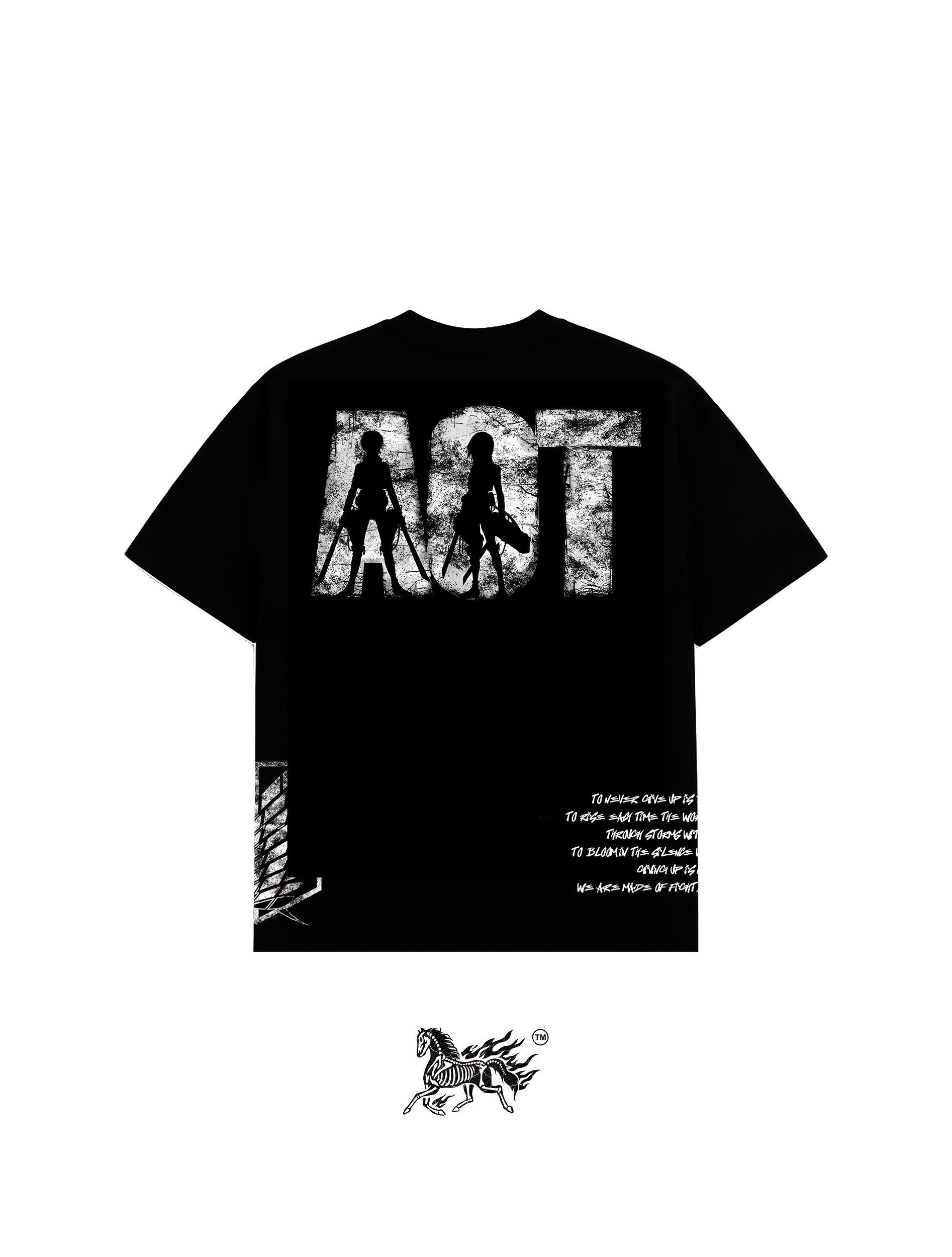 JAW TITAN AOP "PREMIUM" BLACK TEE