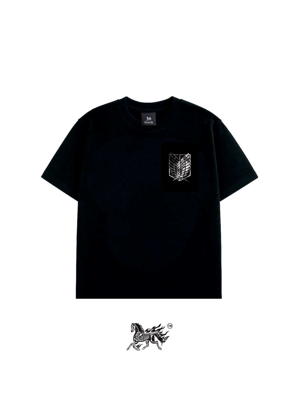 BEAST TITAN DOUBLE PRINT "PREMIUM" BLACK TEE