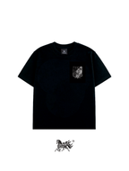 BEAST TITAN DOUBLE PRINT "PREMIUM" BLACK TEE