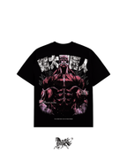 COLOSSAL TITAN DOUBLE PRINT "PREMIUM" BLACK TEE