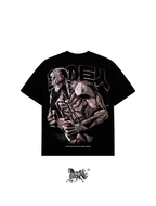 ARMORED TITAN DOUBLE PRINT "PREMIUM" BLACK TEE