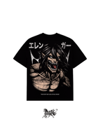 ATTACK TITAN 2.0 DOUBLE PRINT "PREMIUM" BLACK TEE