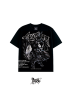 VENOMIZED AOP "PREMIUM" BLACK TEE