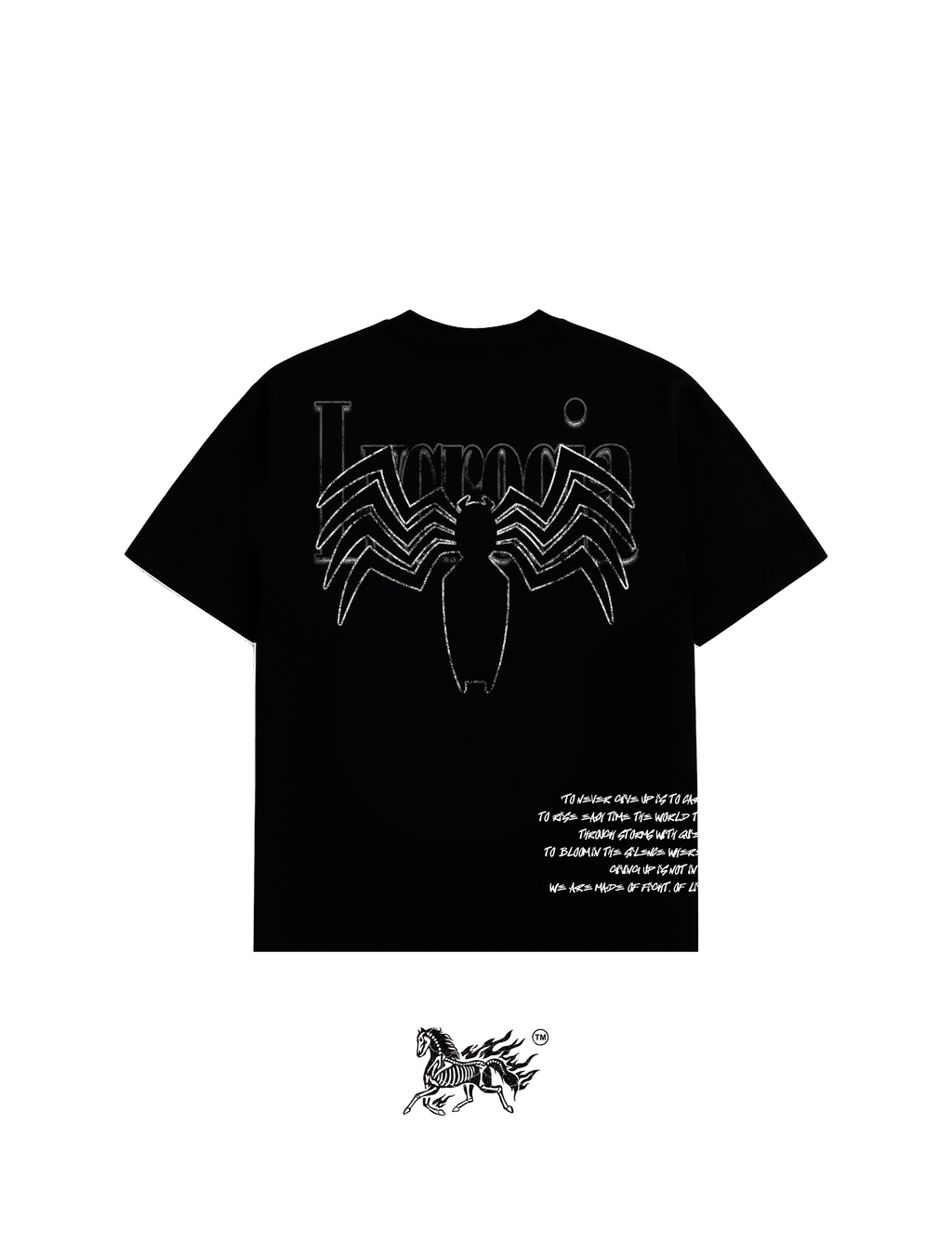 VENOMIZED AOP "PREMIUM" BLACK TEE