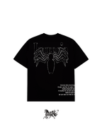 VENOMIZED AOP "PREMIUM" BLACK TEE