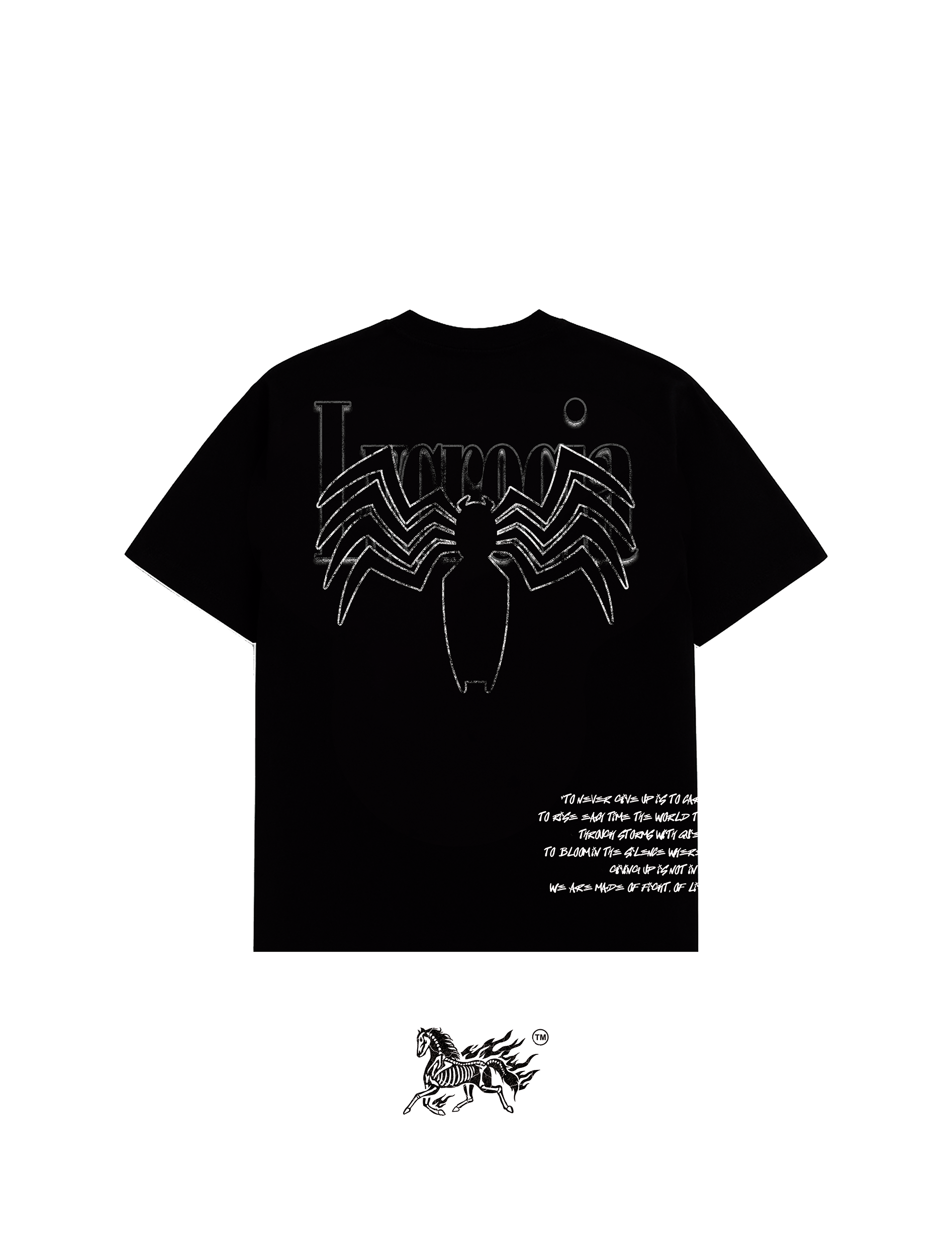 VENOMIZED AOP "PREMIUM" BLACK TEE