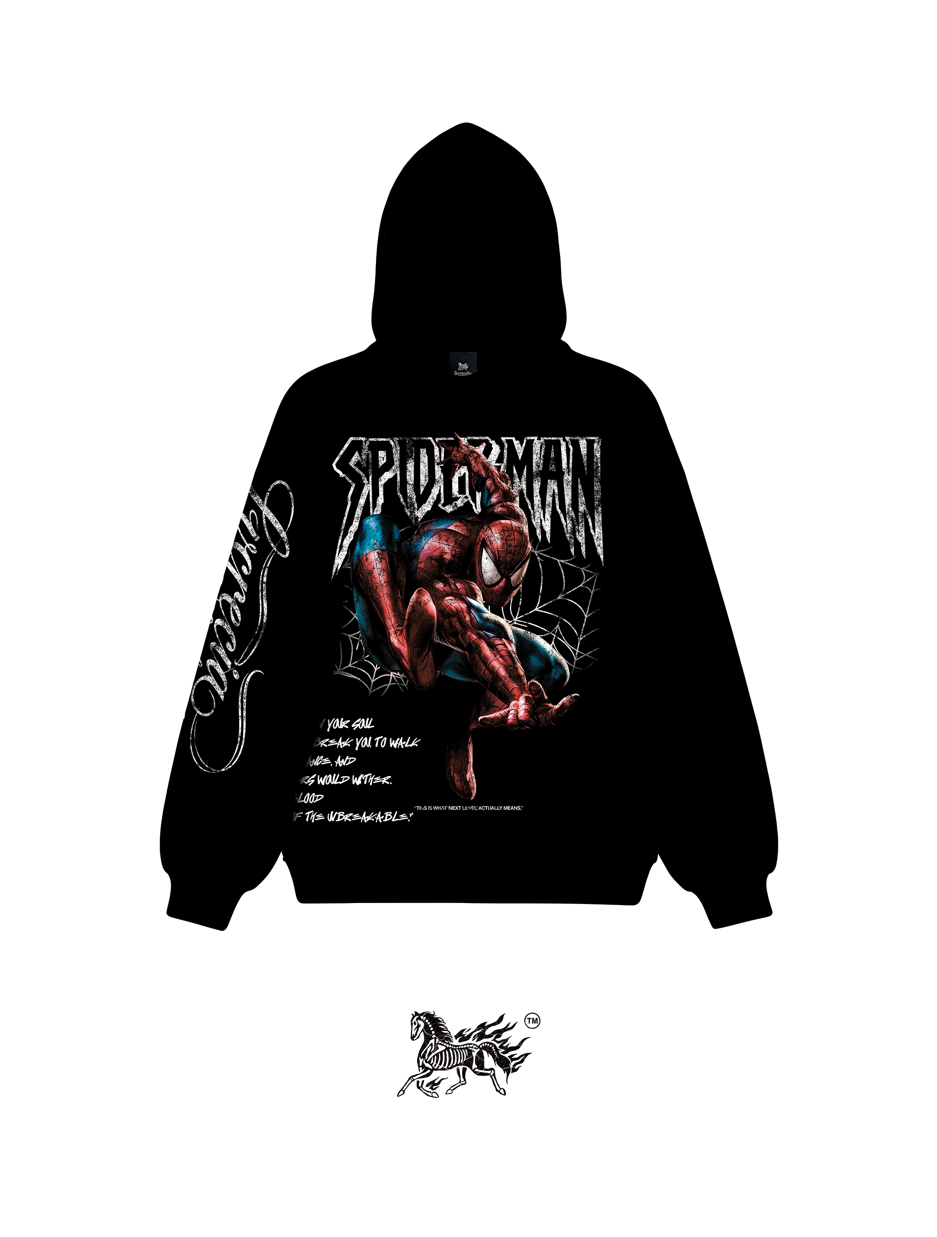 SPIDERWEB AOP "PREMIUM" HOODIE