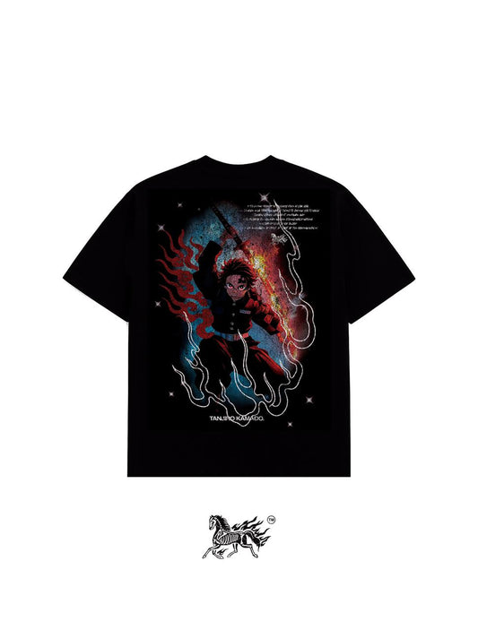 TANJIRO "PREMIUM" BLACK TEE