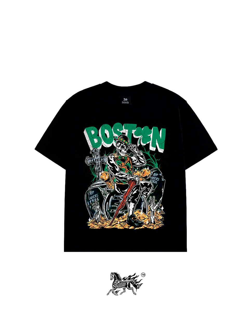 BOSTON "PREMIUM" BLACK TEE