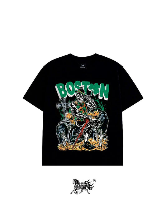 BOSTON "PREMIUM" BLACK TEE